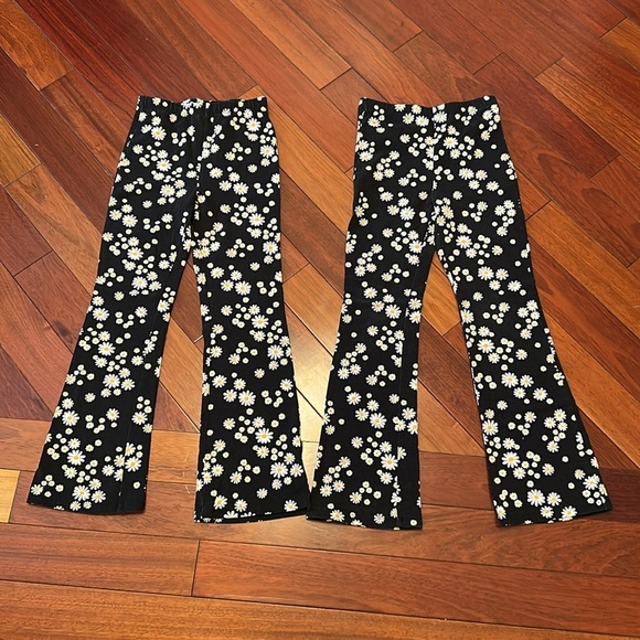 Floral Black Girls Pants - Picture 14 of 14